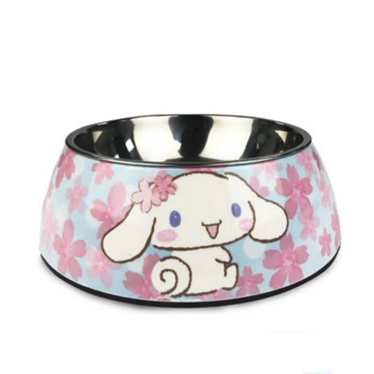 Gamelle Chien : Inox bleu et rose motifs Chien