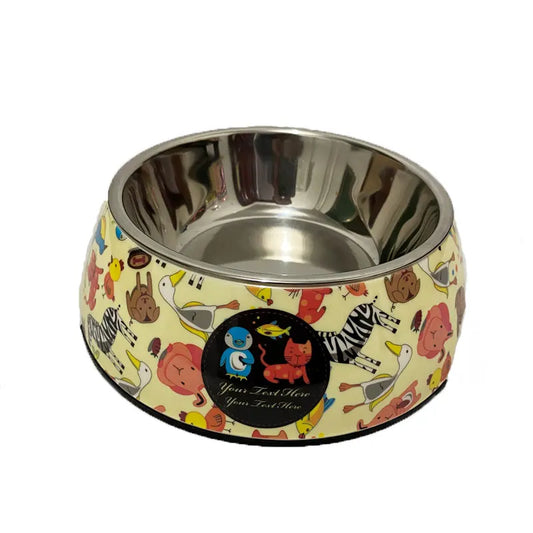 Gamelle Chien : Inox motifs Animaux