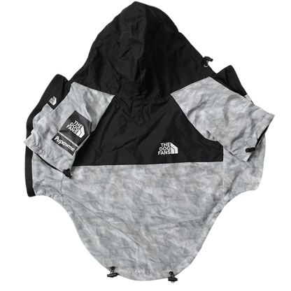 Manteau pour Chihuahua - Imperméable gris et noir – parfait pour protéger votre petit chien ou chat par temps de pluie