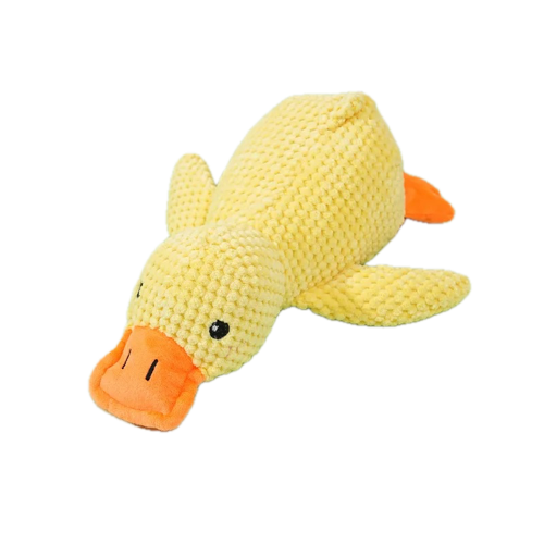 Jouet pour Chihuahua : peluche en forme de canard jaune – Idéal pour occuper et divertir votre petit chien ou chat