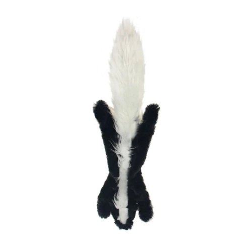 Jouet pour Chihuahua : peluche en forme d'écureuil noir et blanc – Idéal pour occuper et divertir votre petit chien ou chat