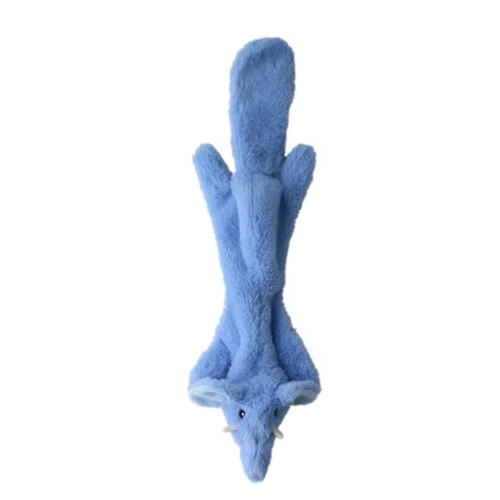 Jouet pour Chihuahua : peluche en forme d'éléphant bleu – Idéal pour occuper et divertir votre petit chien ou chat