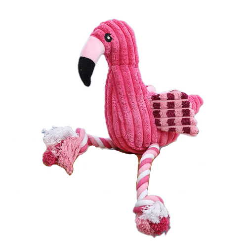 Jouet Chihuahua : Peluche Flamant Rose