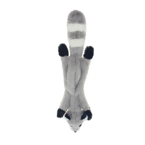 Jouet pour Chihuahua : peluche en forme de raton laveur gris – Idéal pour occuper et divertir votre petit chien ou chat