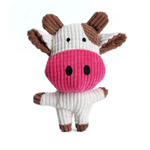 Jouet pour Chihuahua : peluche en forme de vache – Idéal pour occuper et divertir votre petit chien ou chat