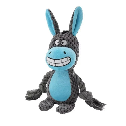 Jouet pour Chihuahua : peluche en forme d'âne – Idéal pour occuper et divertir votre petit chien ou chat