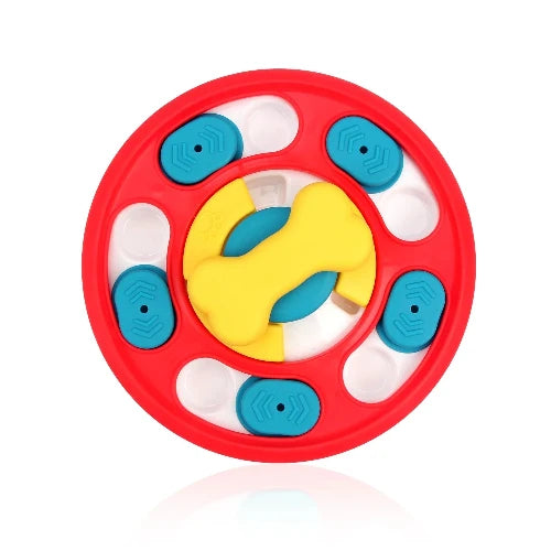 Chihuahua Toy: Red Puzzle with Kibble