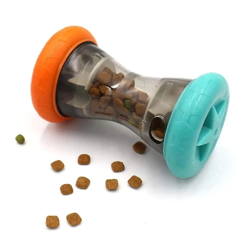 Jouet pour Chihuahua : sablier distributeur de croquettes – Idéal pour stimuler et divertir votre petit chien ou chat