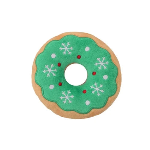 Jouet Chihuahua : Noël Donut Vert