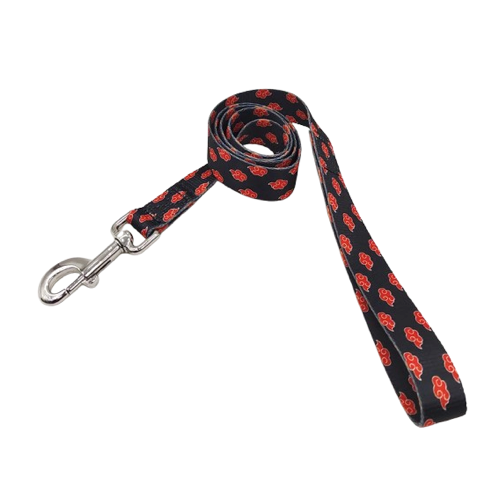 Laisse pour chiens aux motifs « nuages rouges ». Vendu avec son Collier assorti. Confortable, convient aux petits chiens, chihuahuas, ou aux chats. Vendu dans la boutique « Mon Petit Chihuahua »
