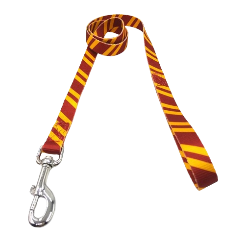Chihuahua Leash: Red and Yellow Stripes