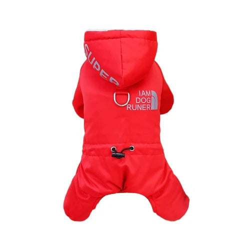 Manteau pour Chihuahua : combinaison rouge runer – Confortable, parfait pour protéger votre petit chien ou chat pendant les promenades