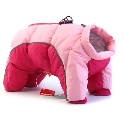 Manteau pour Chihuahua : combinaison rose – Confortable, parfait pour protéger votre petit chien ou chat pendant les promenades