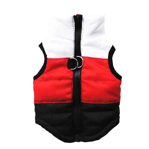 Manteau Chihuahua : Doudoune Blanc Rouge Noir