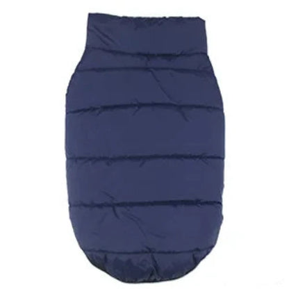 Manteau pour Chihuahua : doudoune bleue foncee – Confortable, parfait pour protéger votre petit chien ou chat pendant les promenades