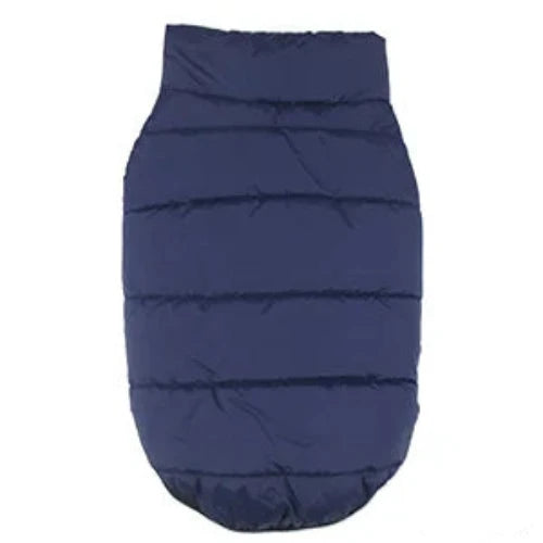 Manteau pour Chihuahua : doudoune bleue foncee – Confortable, parfait pour protéger votre petit chien ou chat pendant les promenades