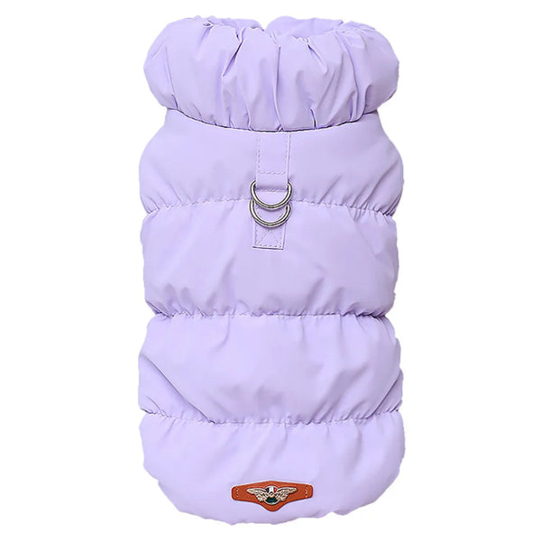 Manteau Chihuahua : Doudoune Rembourrée Violette