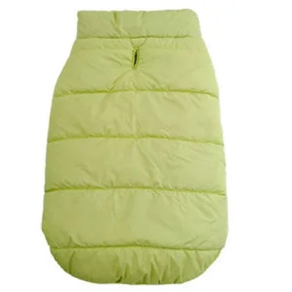 Manteau pour Chihuahua : doudoune verte – Confortable, parfait pour protéger votre petit chien ou chat pendant les promenades