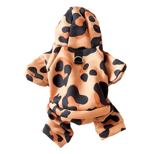 Manteau pour Chihuahua : veste camouflage orange – Confortable, parfait pour protéger votre petit chien ou chat pendant les promenades