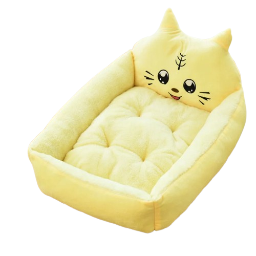 Chihuahua-Korb: Gelbe Katze