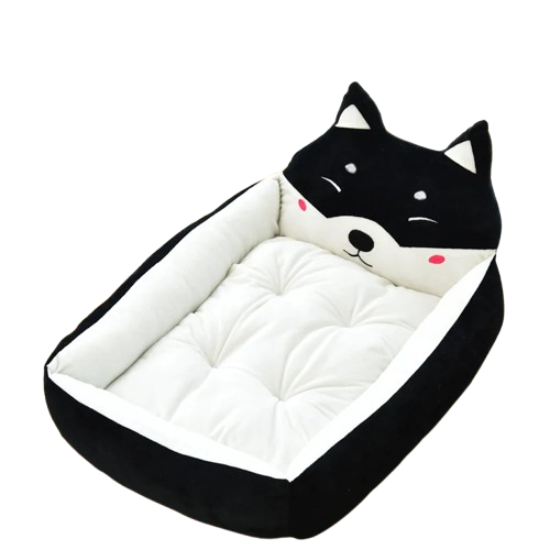 Chihuahua-Korb: Schwarzer Shiba Inu