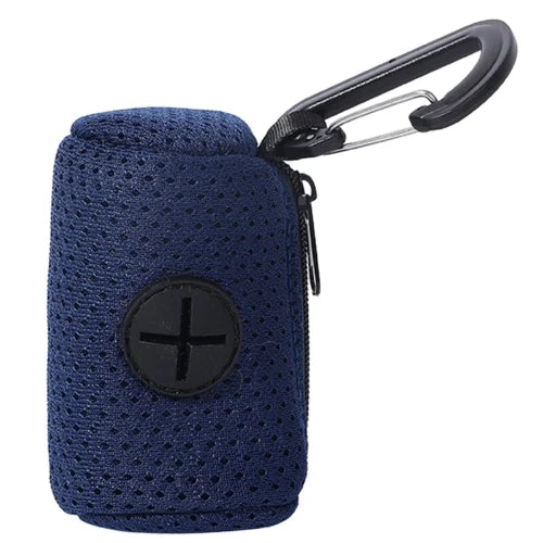 Accessoire pour Chihuahua - Porte-clés  bleu avec sacs poubelle pour petit chien ou chat – Pratique pour ramasser les déjections