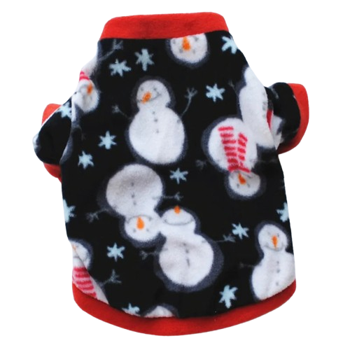Chihuahua Pullover: Schneemann