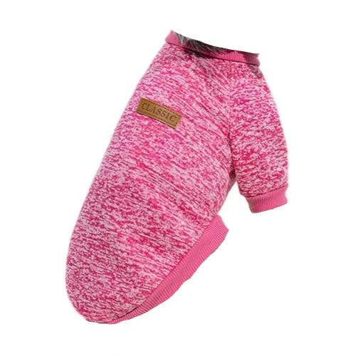 Chihuahua Pullover: Dunkelrosa