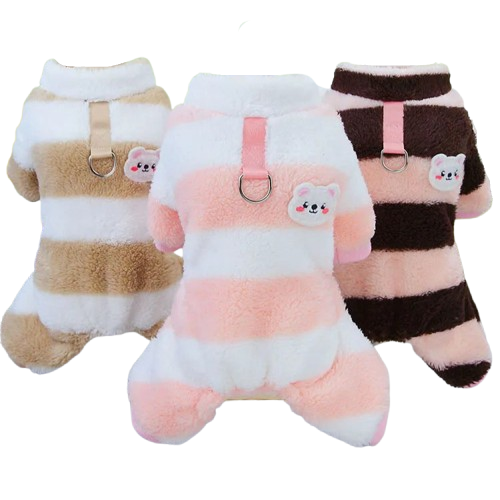 Chihuahua-Pyjama: Gestreift