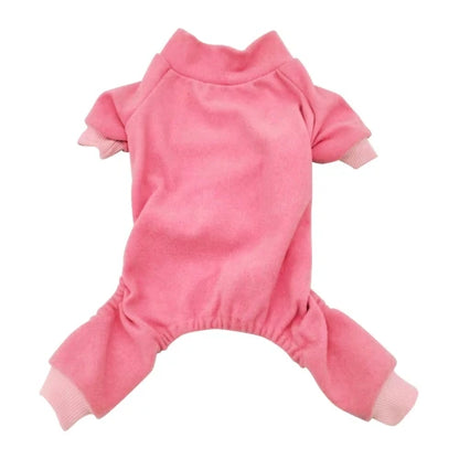 Pyjama uni rose foncé pour Chihuahua – Confortable, idéal pour garder votre petit chien ou chat au chaud pendant la nuit