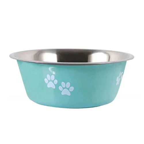 Gamelle Chien : Bleue en acier inoxydable