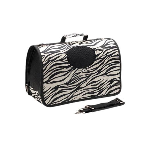 Sac bandoulière pour transporter votre Chihuahua avec motifs zèbre - confortable pour emmener votre petit chien ou chat
