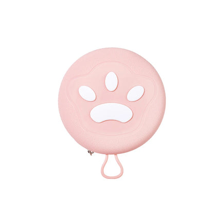 Gamelle de voyage, double compartiment, adaptée aux petits chiens et aux chats. Vendue sur la boutique Mon Petit Chihuahua. Couleur rose