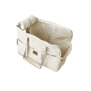 Sac bandoulière de transport beige pour Chihuahua – Léger et pratique, il permet de transporter facilement votre petit chien ou chat