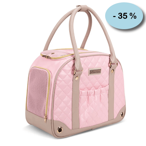Transport Chihuahua : Sac Matelassé Rose (-35%)