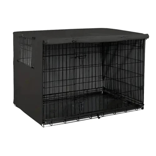 Niche Chien : Cage Couverte Noire