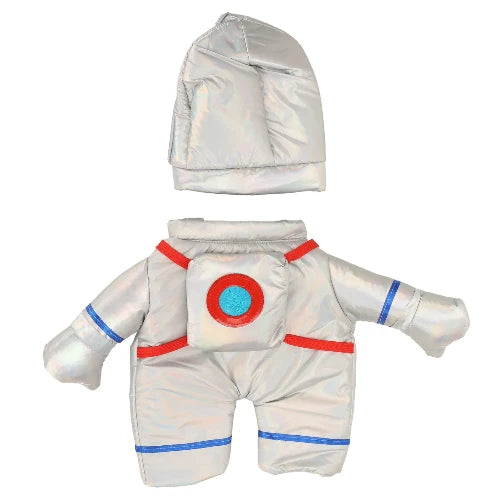Déguisement Chihuahua : costume d’astronaute confortable et tendance, parfait pour les fêtes, évènements, anniversaires ou Halloween – taille parfaite pour les petits chiens - vue de dos
