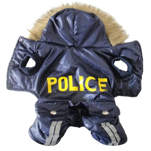 Déguisement Chihuahua : costume de policier confortable et tendance, parfait pour les fêtes, évènements, anniversaires ou halloween – taille parfaite pour les petits chiens