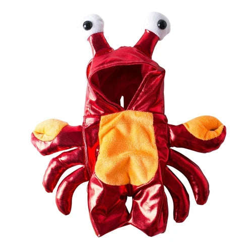 Déguisement Chihuahua : costume d'écrevisse confortable et tendance, parfait pour les fêtes, évènements, anniversaires ou halloween – taille parfaite pour les petits chiens