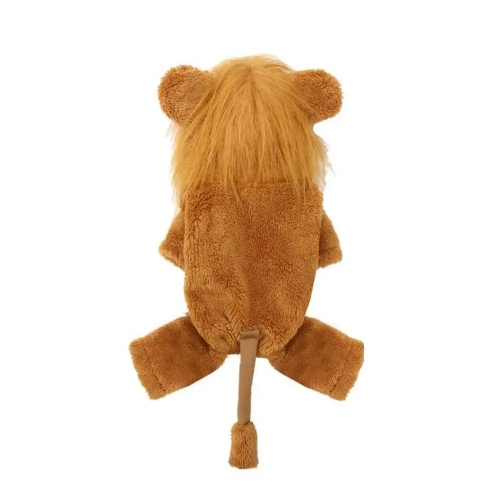 Déguisement Chihuahua : costume de lion confortable et tendance, parfait pour les fêtes, évènements, anniversaires ou halloween – taille parfaite pour les petits chiens - vue de dos