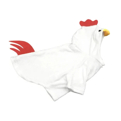 Déguisement Chihuahua : costume de poule blanche confortable et tendance, parfait pour les fêtes, évènements, anniversaires ou halloween – taille parfaite pour les petits chiens