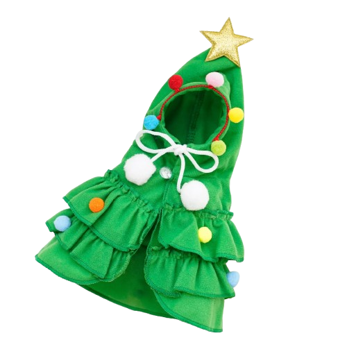 Déguisement Chihuahua : Sapin de Noël Vert