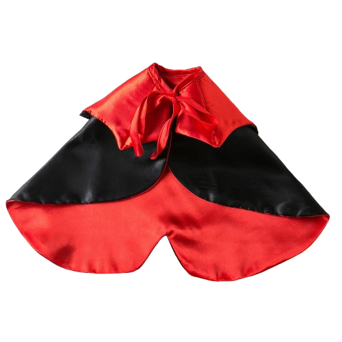 Déguisement Chihuahua : costume de vampire avec cape confortable et tendance, parfait pour les fêtes, évènements, anniversaires, ou halloween – taille parfaite pour les petits chiens - vue de face
