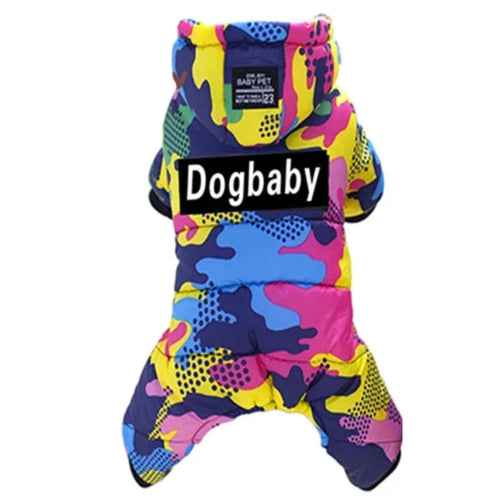 Manteau pour Chihuahua : Doudoune intégrale colorée – Avec attache pour protéger votre petit chien ou chat du froid 