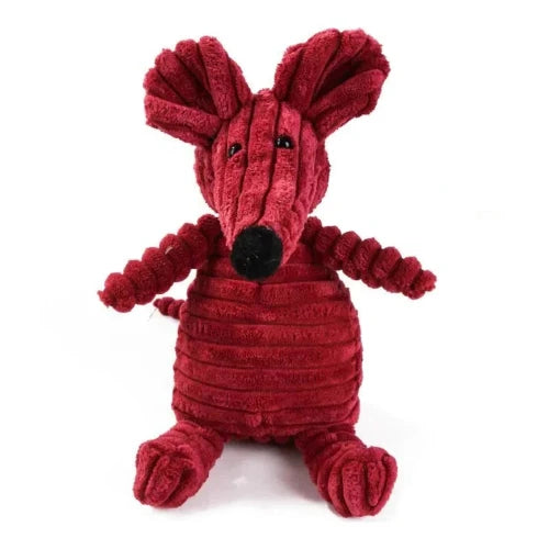 Jouet Chihuahua : Peluche Souris Rouge