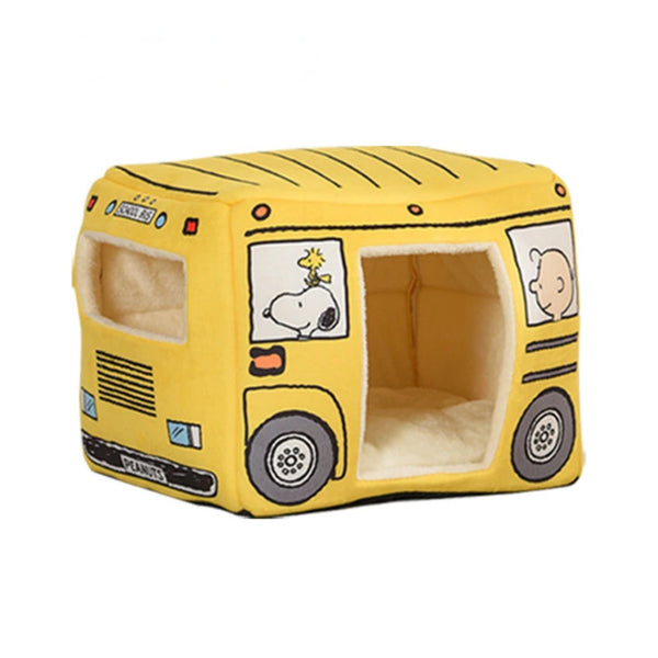 Niche Chihuahua : Grand Bus Snoopy Jaune