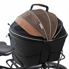 Transporting Chihuahuas: Bicycle basket for dogs
