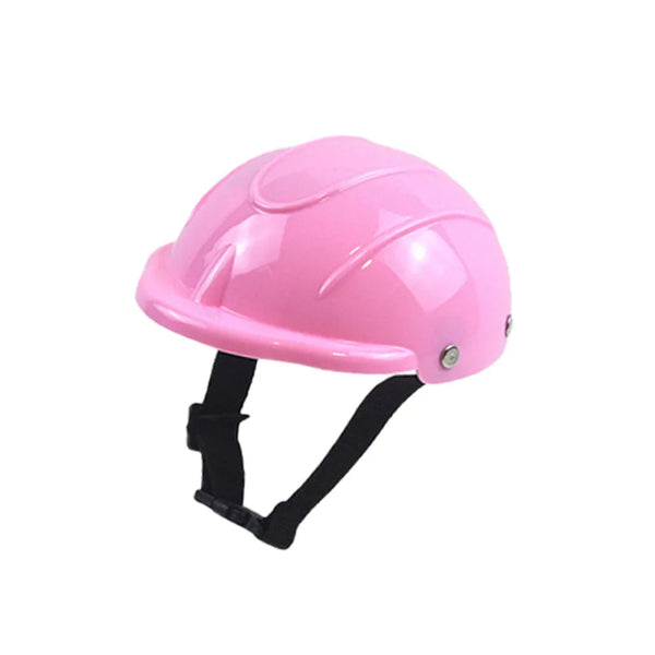 Chihuahua-Zubehör: Kleiner rosa Helm