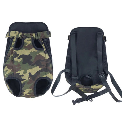 Transport : Porte-bébé ventral camouflage pour Chihuahua – Confortable et pratique, idéal pour transporter votre petit chien ou chat
