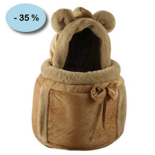 Transport Chihuahua : Sac a Dos Chaud Marron (-35%)